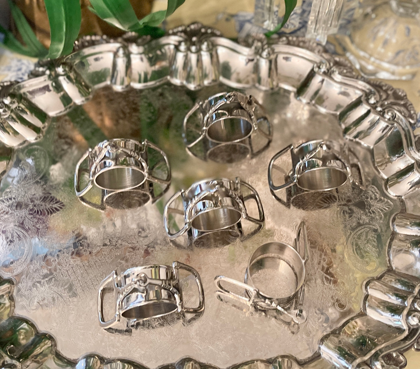 Equestrian Horse Bit Napkin Rings