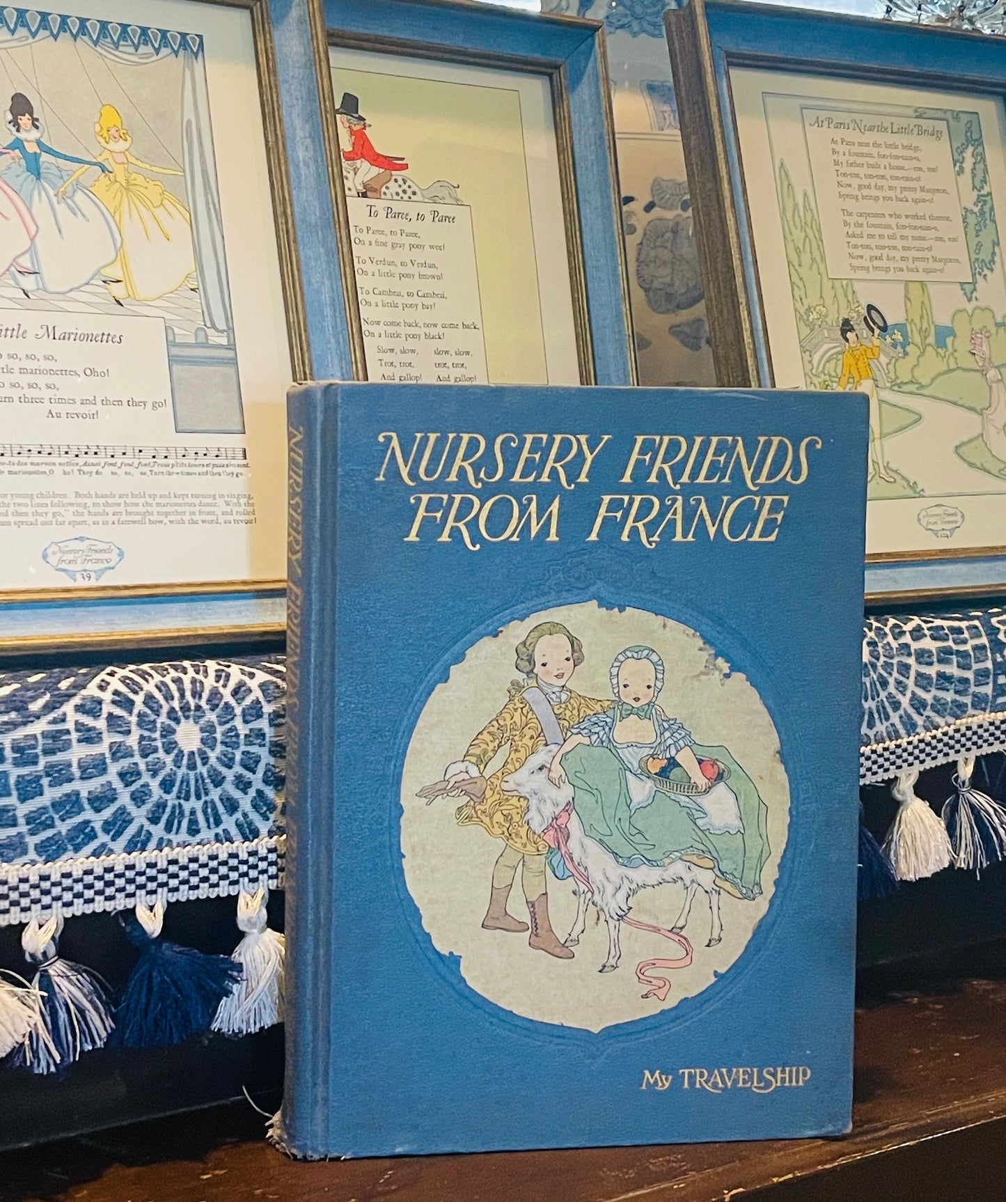 Eho! Eho! Eho! Nursery Rhymes From France, Framed Bookplate