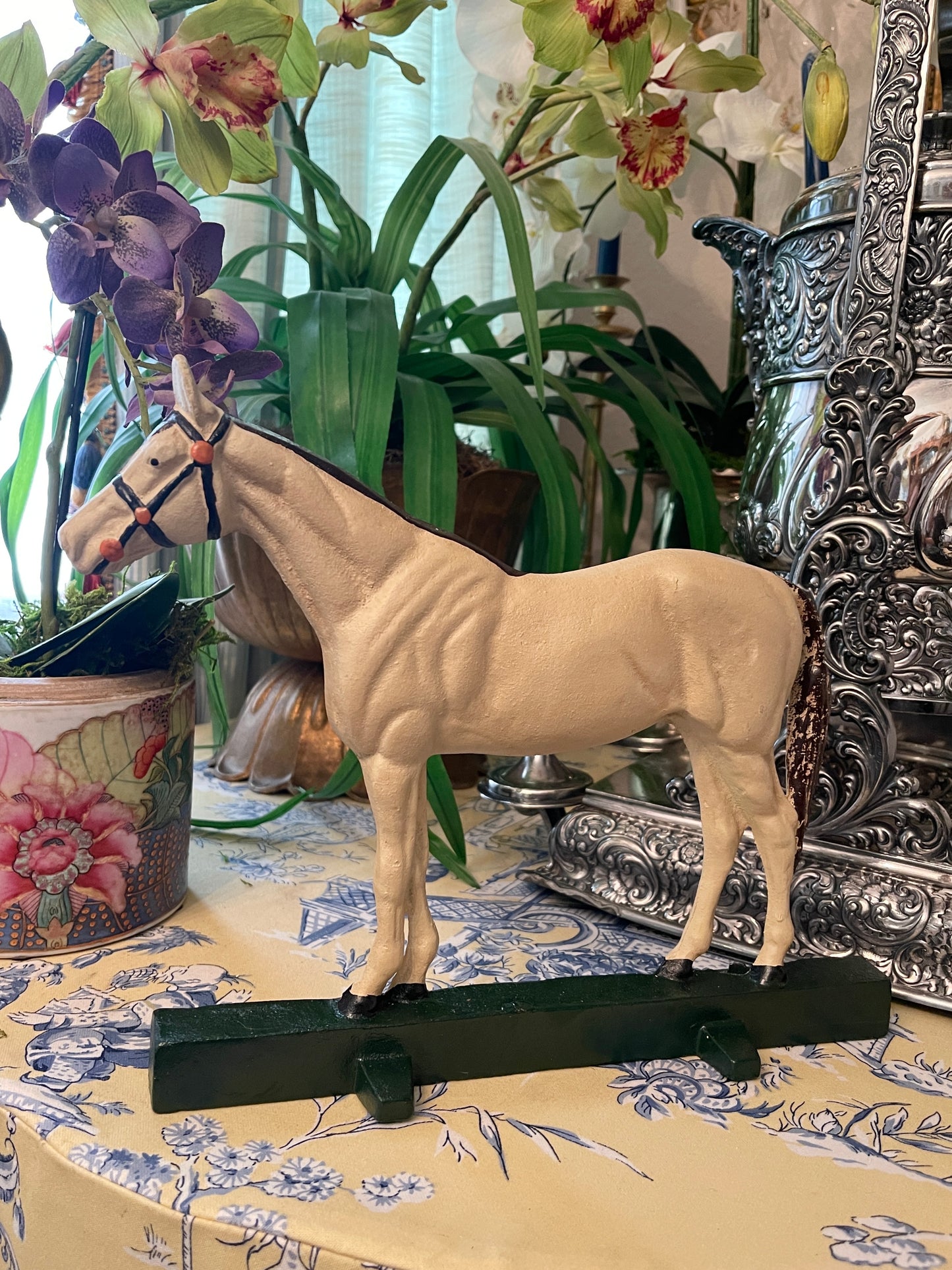 Cast Metal Horse Doorstop