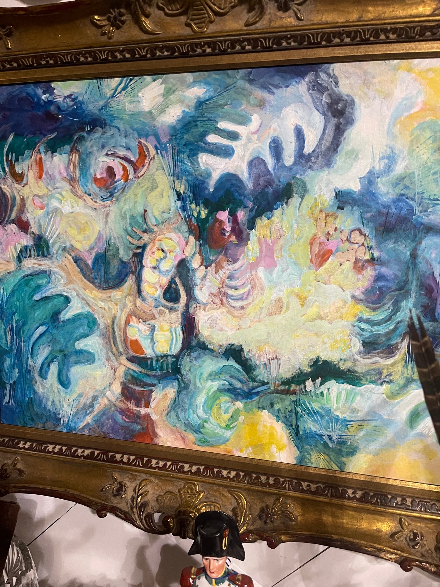 Fantastic Vintage Abstract Painting