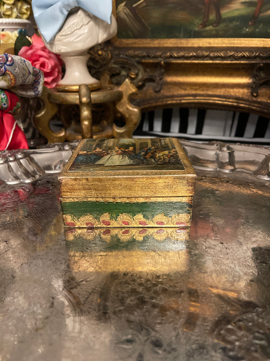 Vintage Florentine Box, Made in Italy