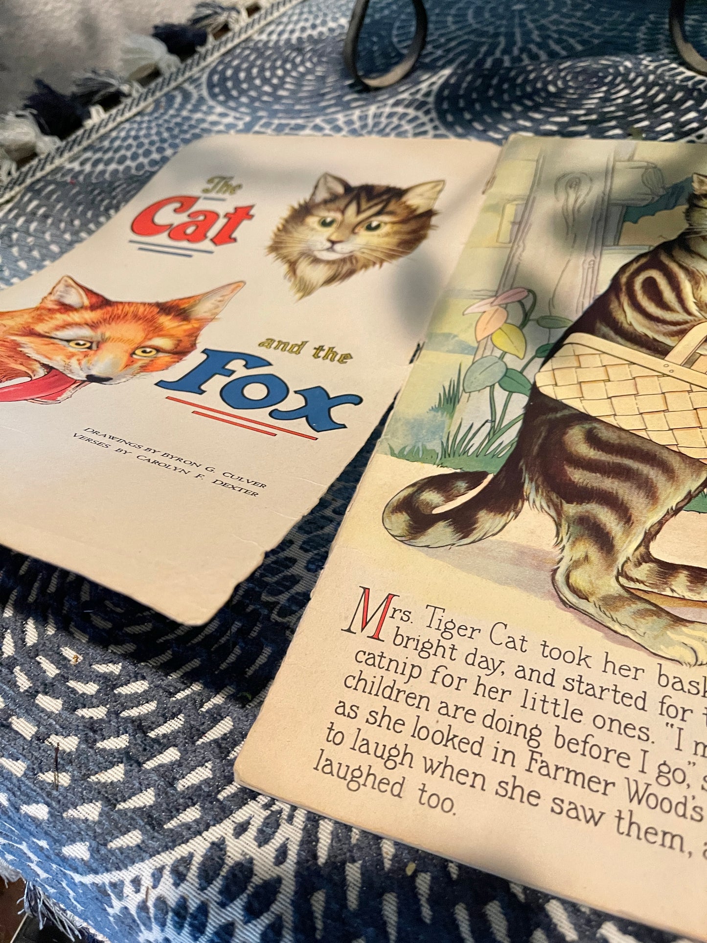 1930 Cat and the Fox, Vintage Book