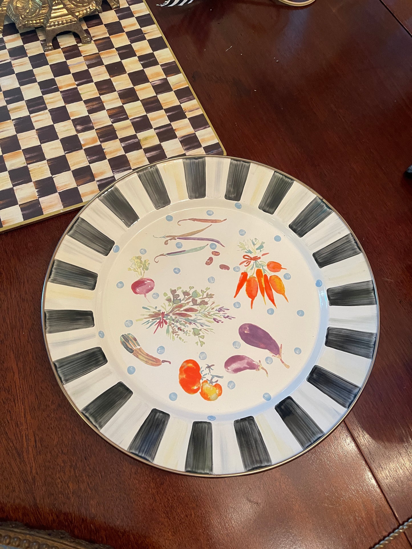 Mackenzie Childs Plate