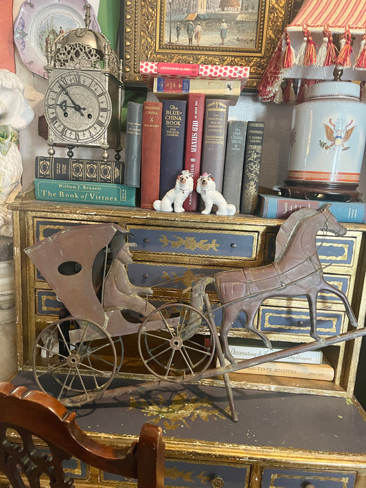 Vintage Horse and Buggy Weathervane