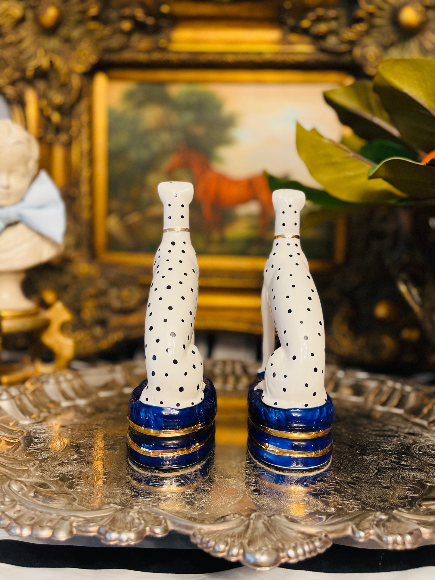 Fitz and Floyd Staffordshire Style Dalmatians, Made in Japan