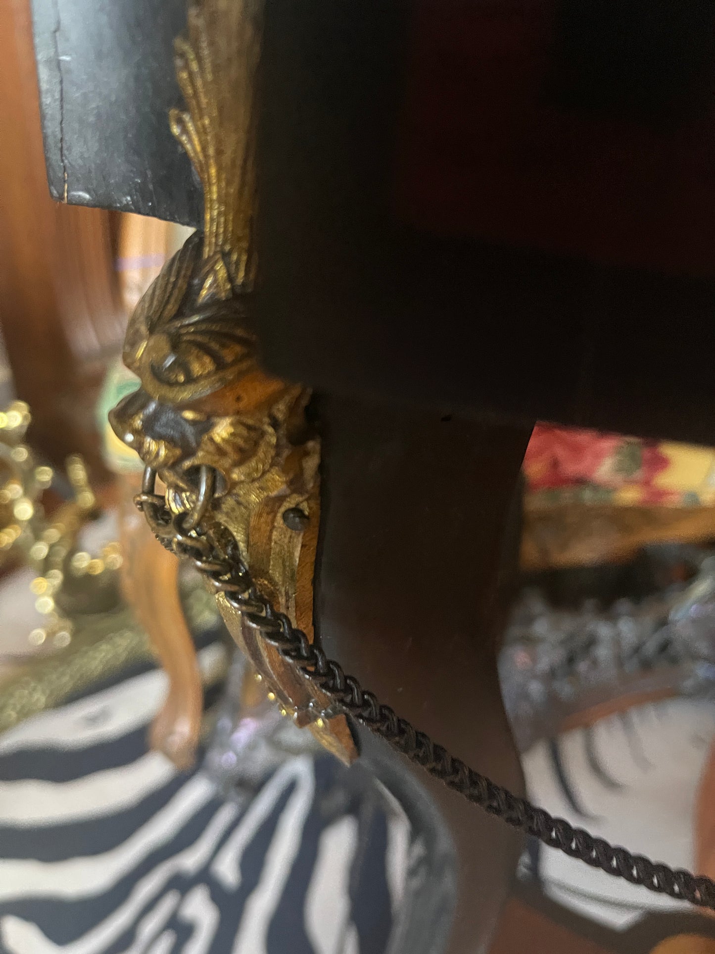 Antique Neoclassical Jardiniere Planter Table with Ormolu Detail and Painted Porcelain, Napoleon III, French Antique, Bronze, Estate Decor