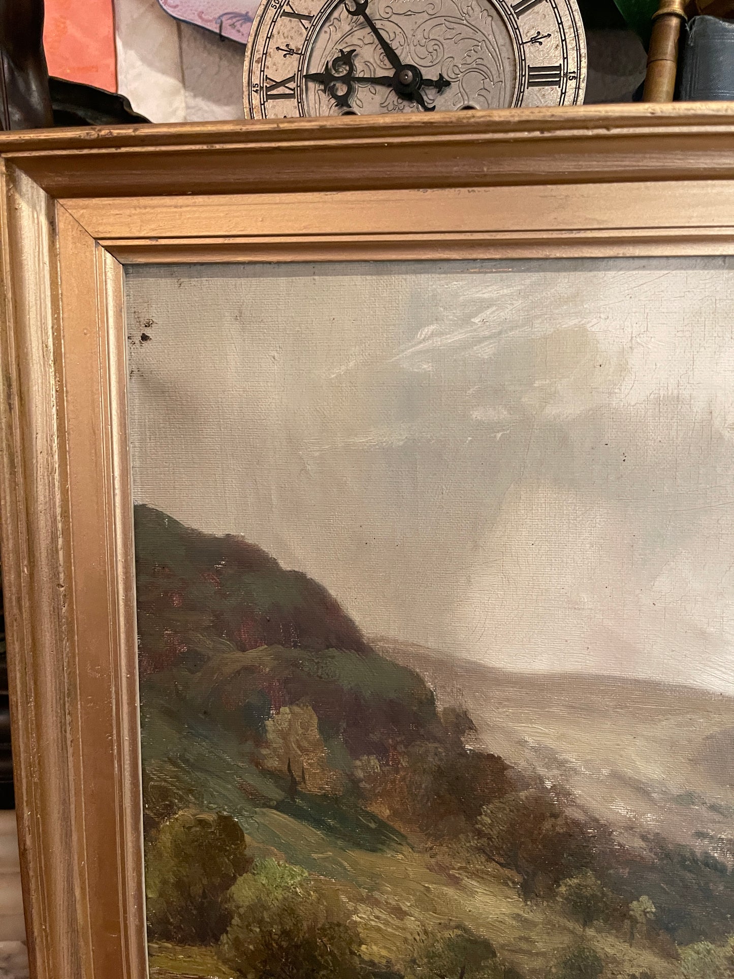 Pastoral Cattle Painting, Oil on Canvas by Wilton Morley, 19th Century UK Artist