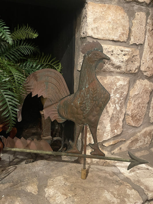 Vintage Rooster Weathervane, Fantastic French Country Decor