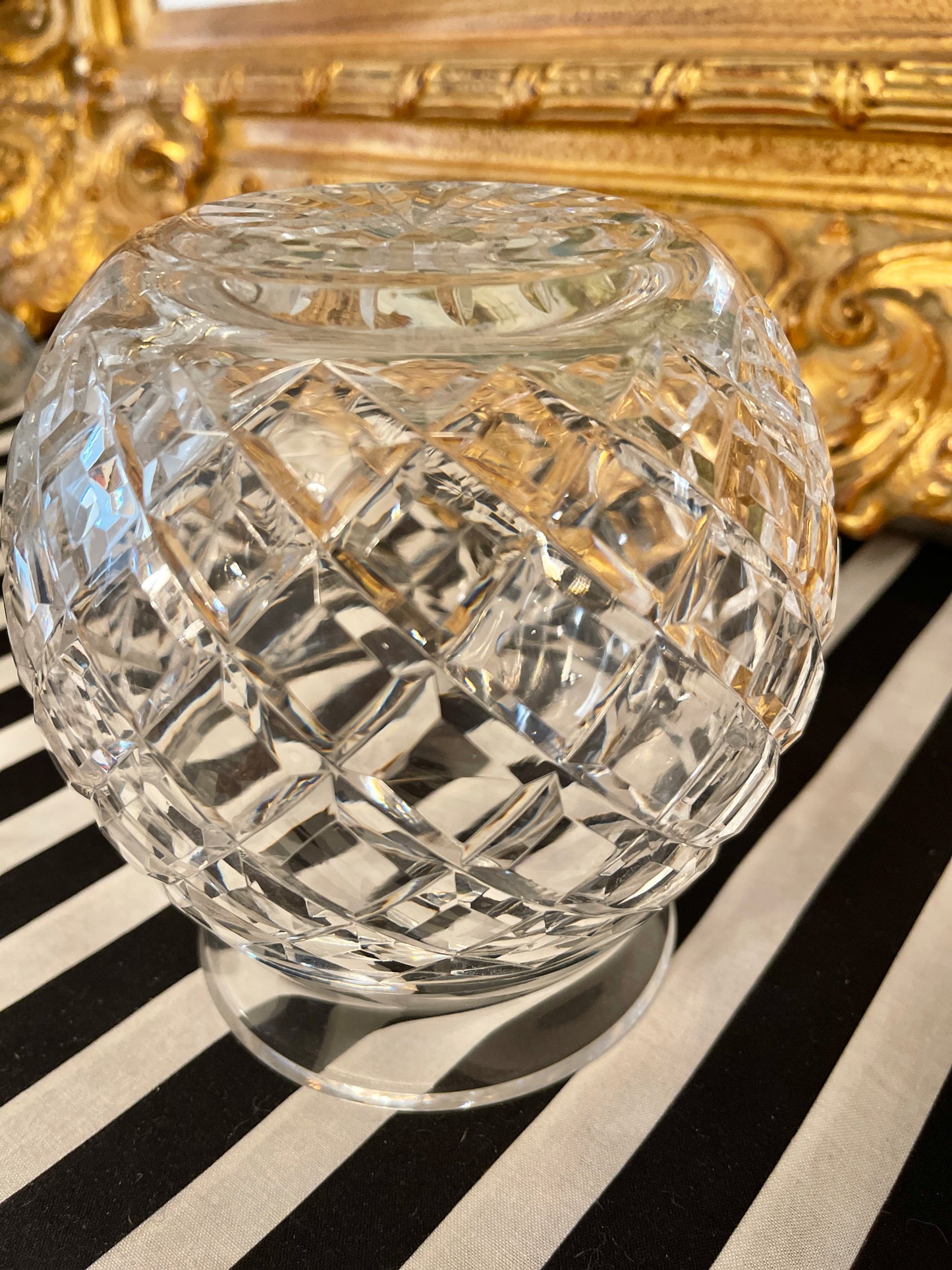 Vintage Waterford Crystal Comeragh Biscuit Barrel