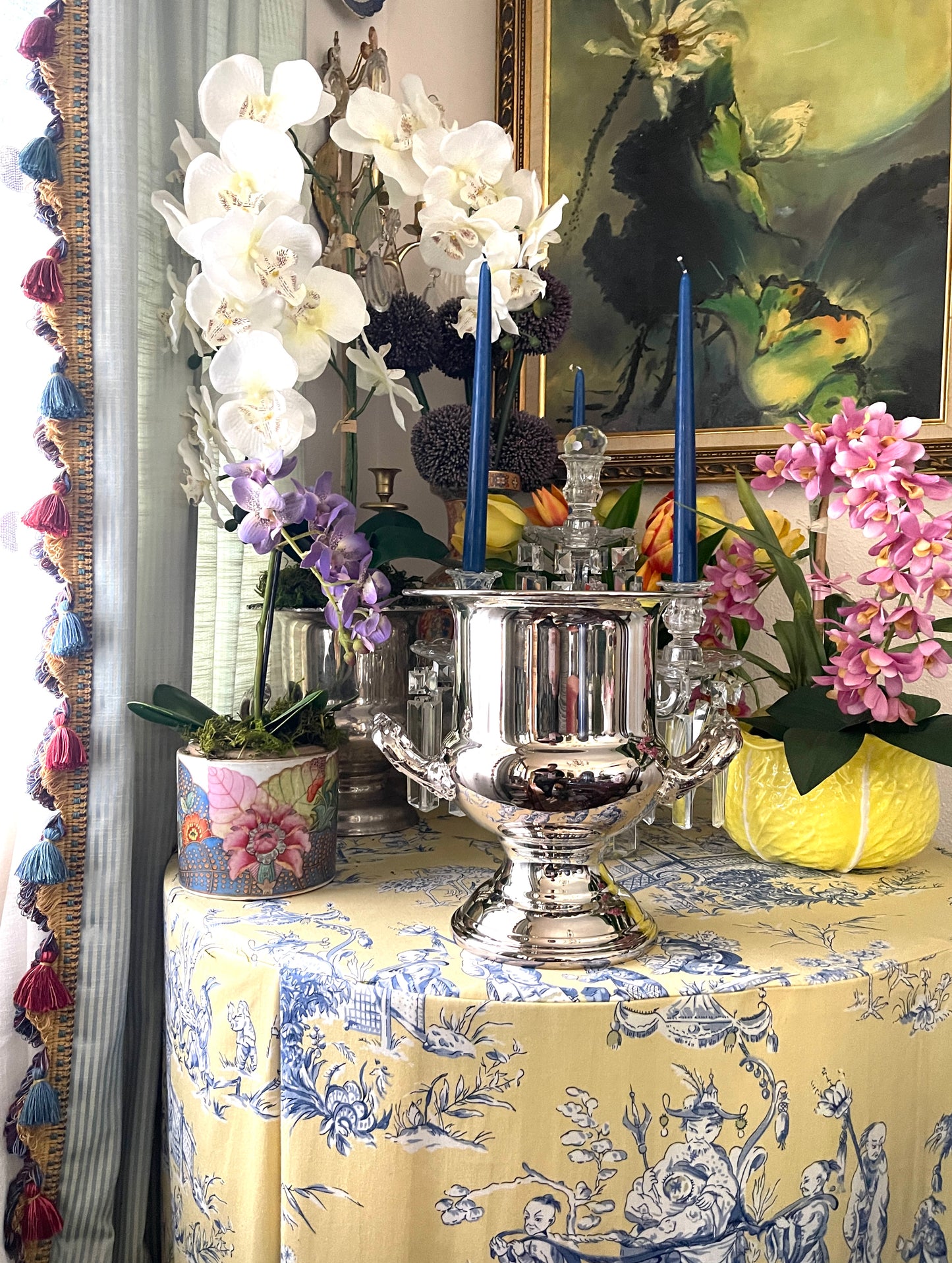 Vintage Newport Trophy Silverplate Gorham Urn with Liner