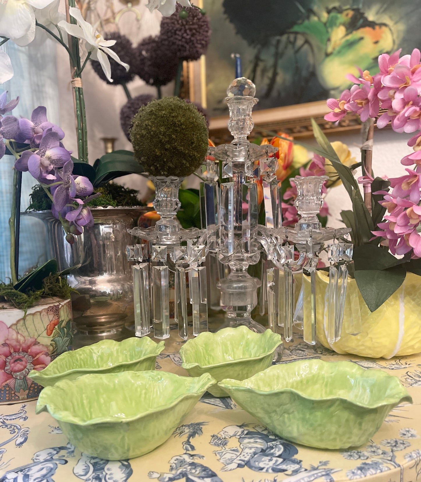 Light Green Small Cabbage Bowls