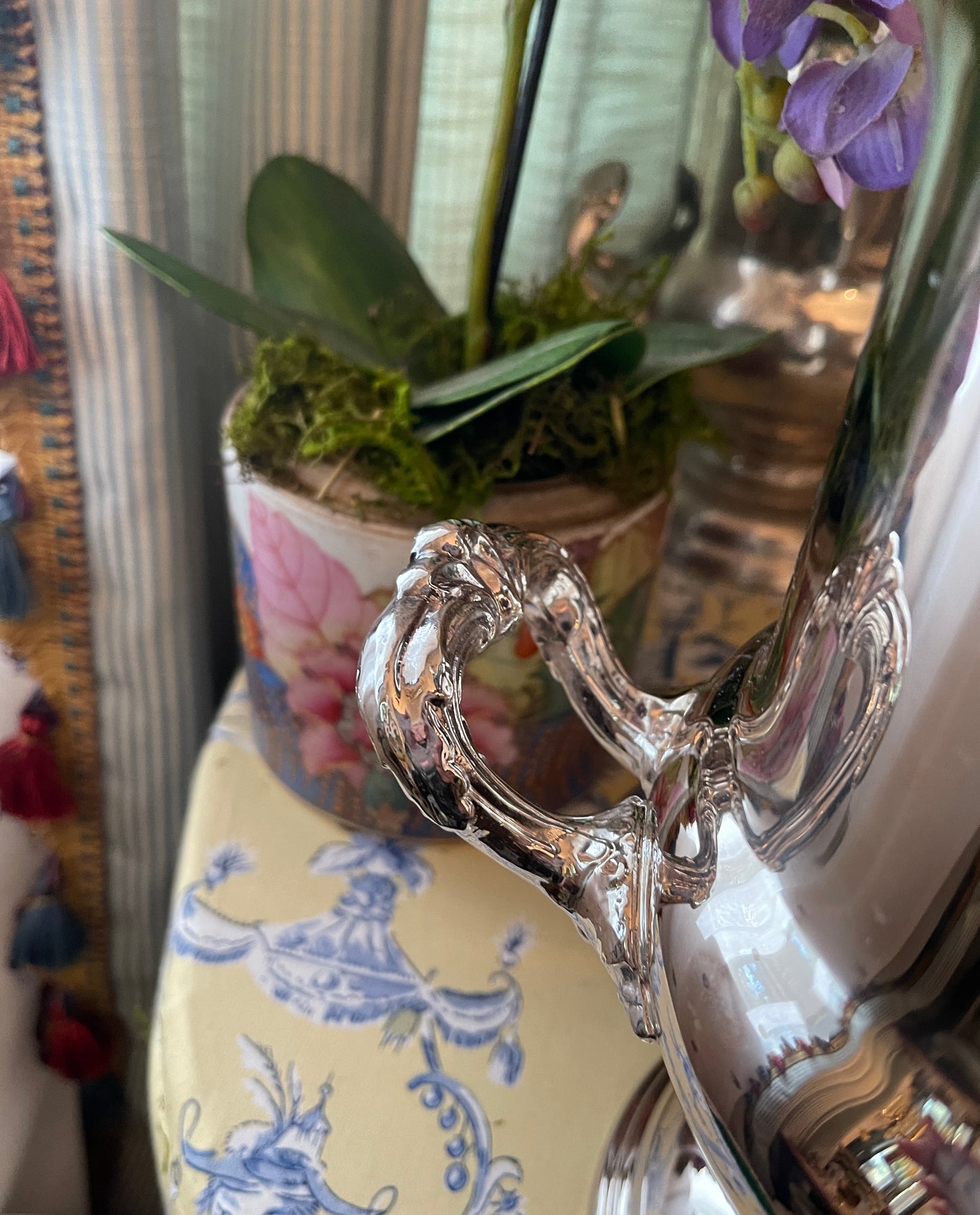 Vintage Newport Trophy Silverplate Gorham Urn with Liner