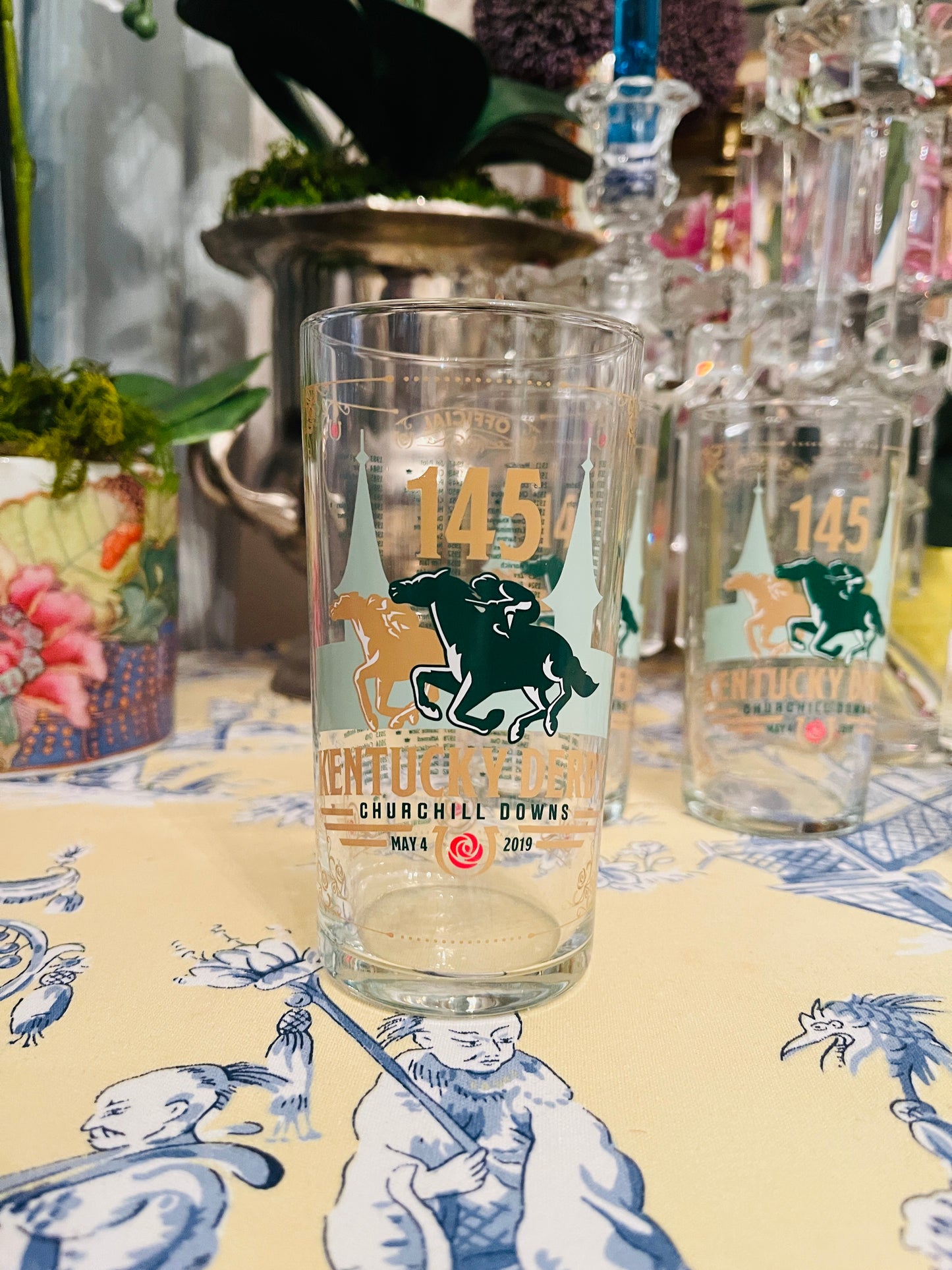 Kentucky Derby Highball Glasses, Set of 4, Official Kentucky Derby Highball Glasses