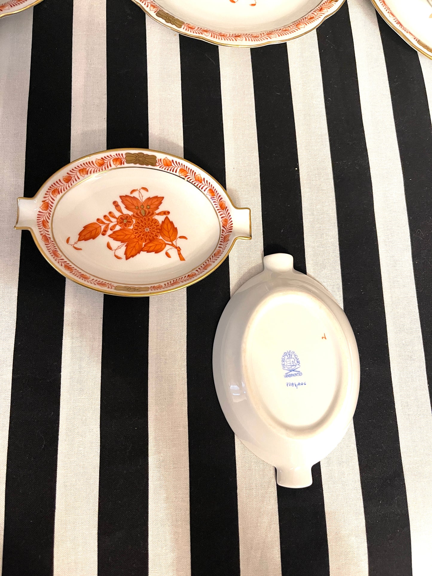 Herend Chinese Bouquet Trinket Dish/Ashtray, Vintage