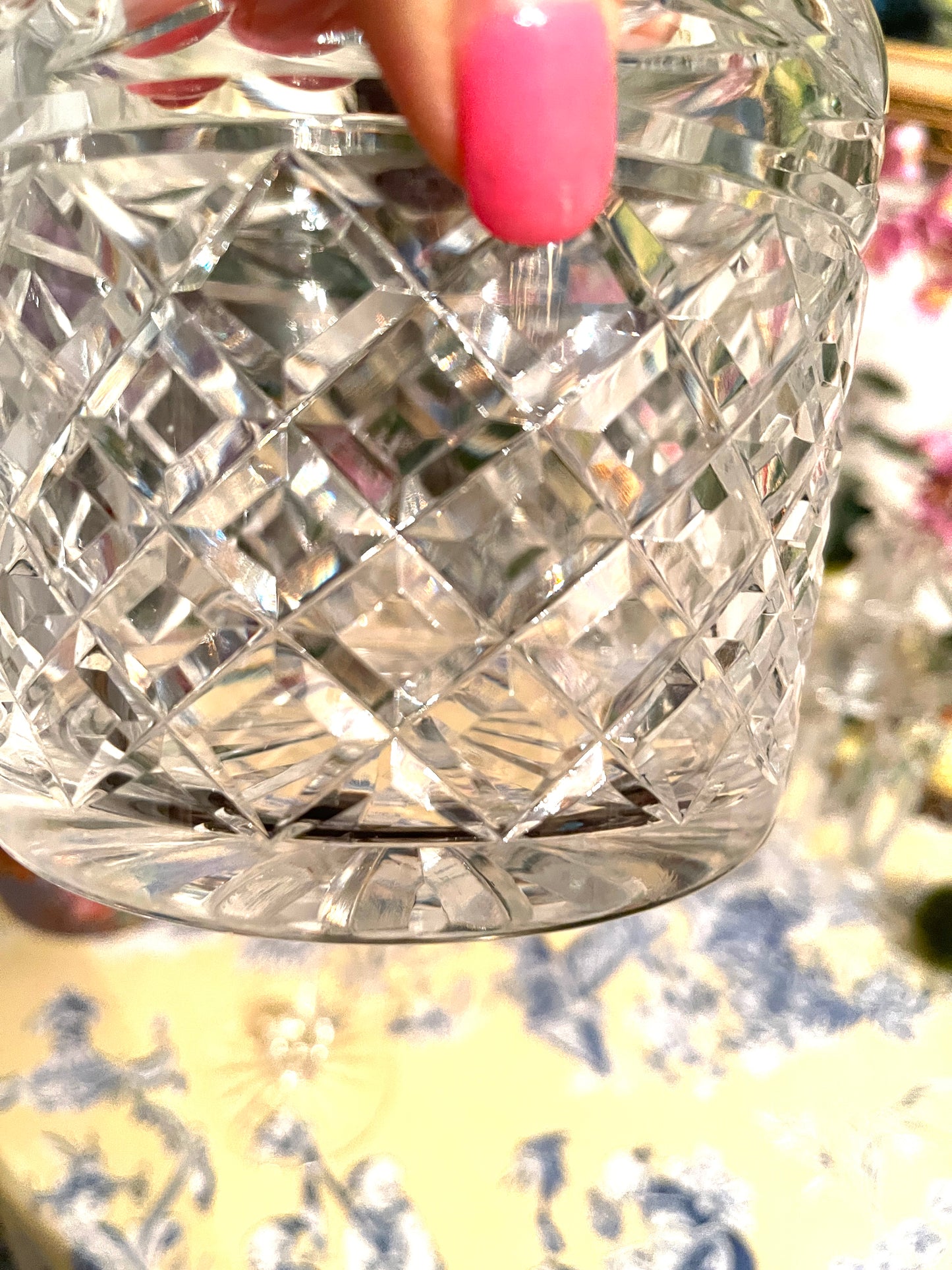 Glandore Lidded Biscuit Barrel by Waterford Crystal Glandore Biscuit Jar
