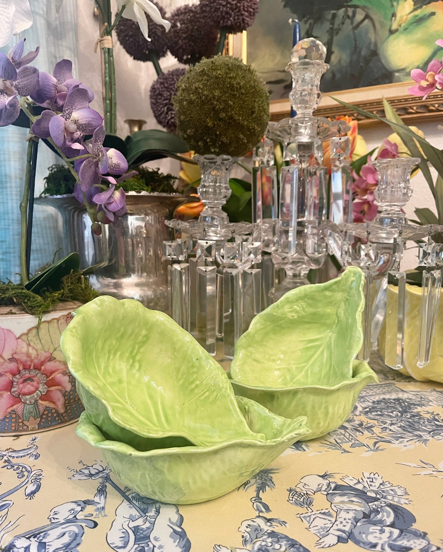 Light Green Small Cabbage Bowls