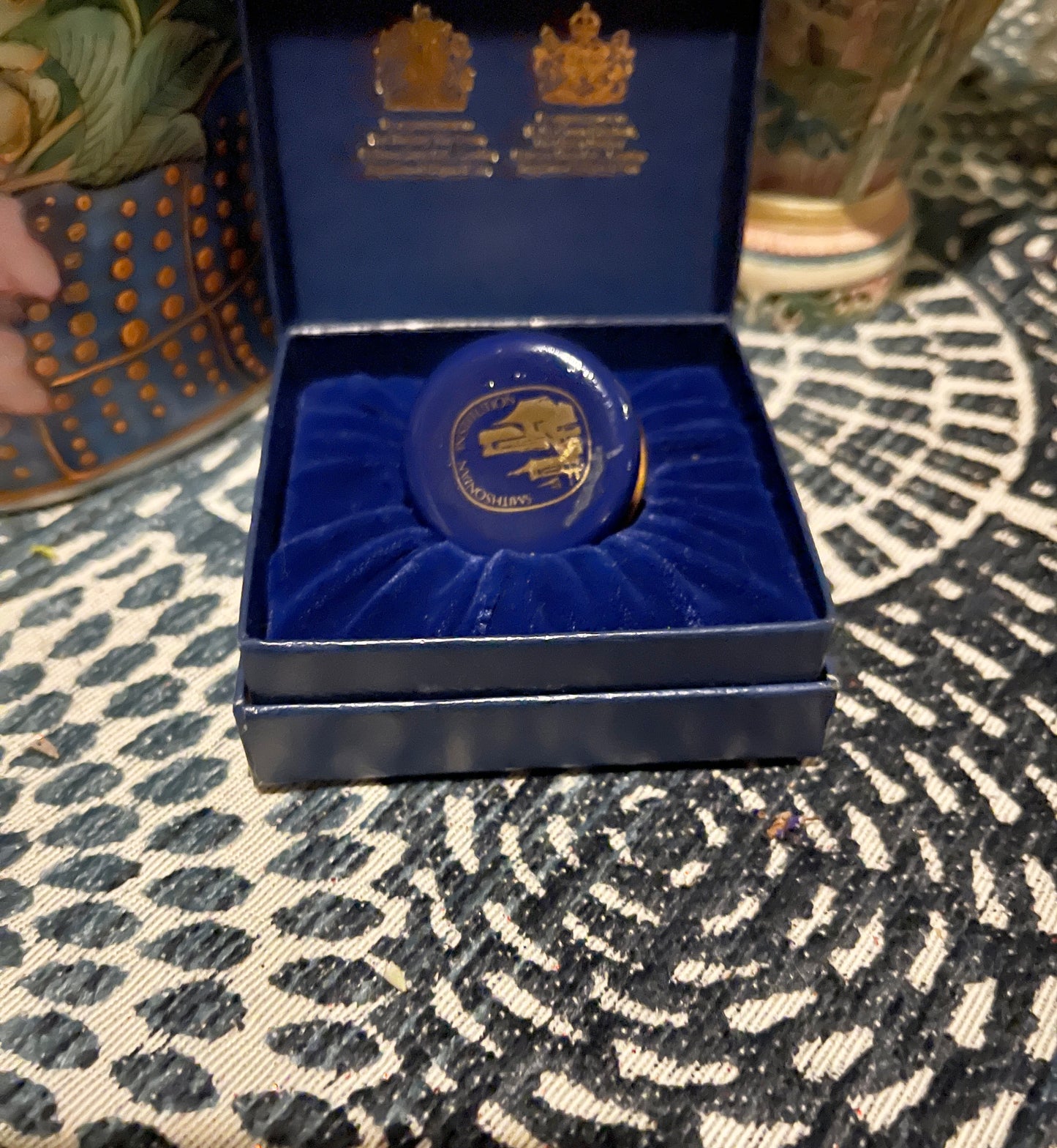 Halcyon Days ‘Original Teddy Bear 1903’ Enamel Box, Smithsonian, Made in England