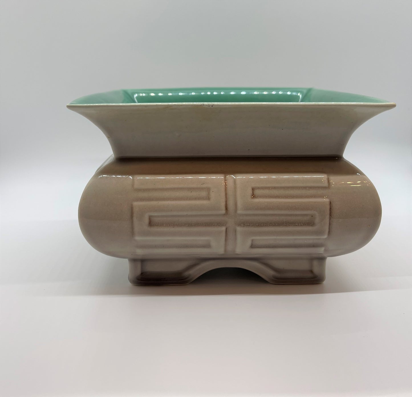 Mojolica galzed planter/cache pot. vibrant colors. great grandmillennial grandmillenial decor. Chinese asain decor curated