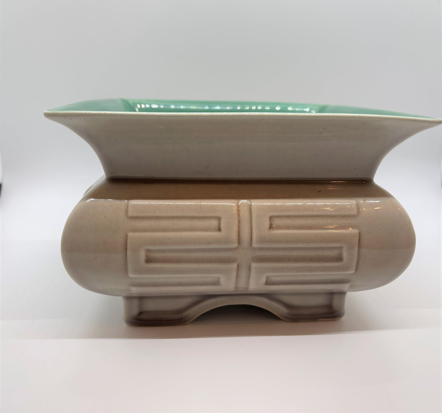 Vintage Chinoiserie Double Symbol CachePot - Vintage - Numbered