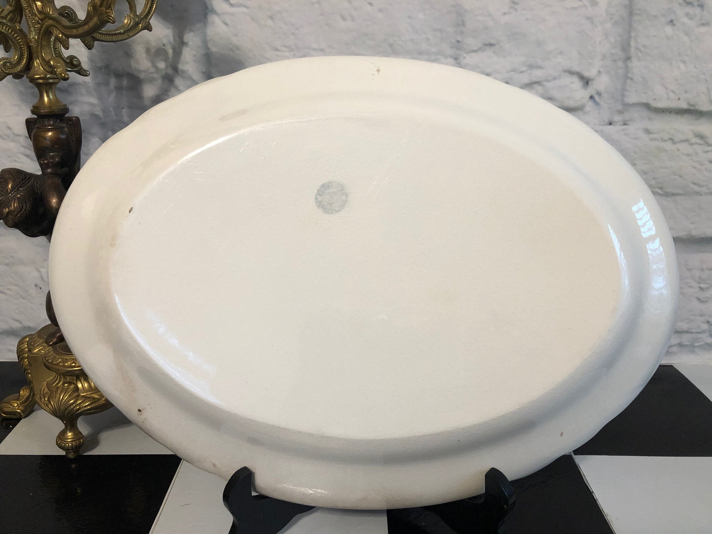 Rosey Pink Excelsor Porcelain Platter