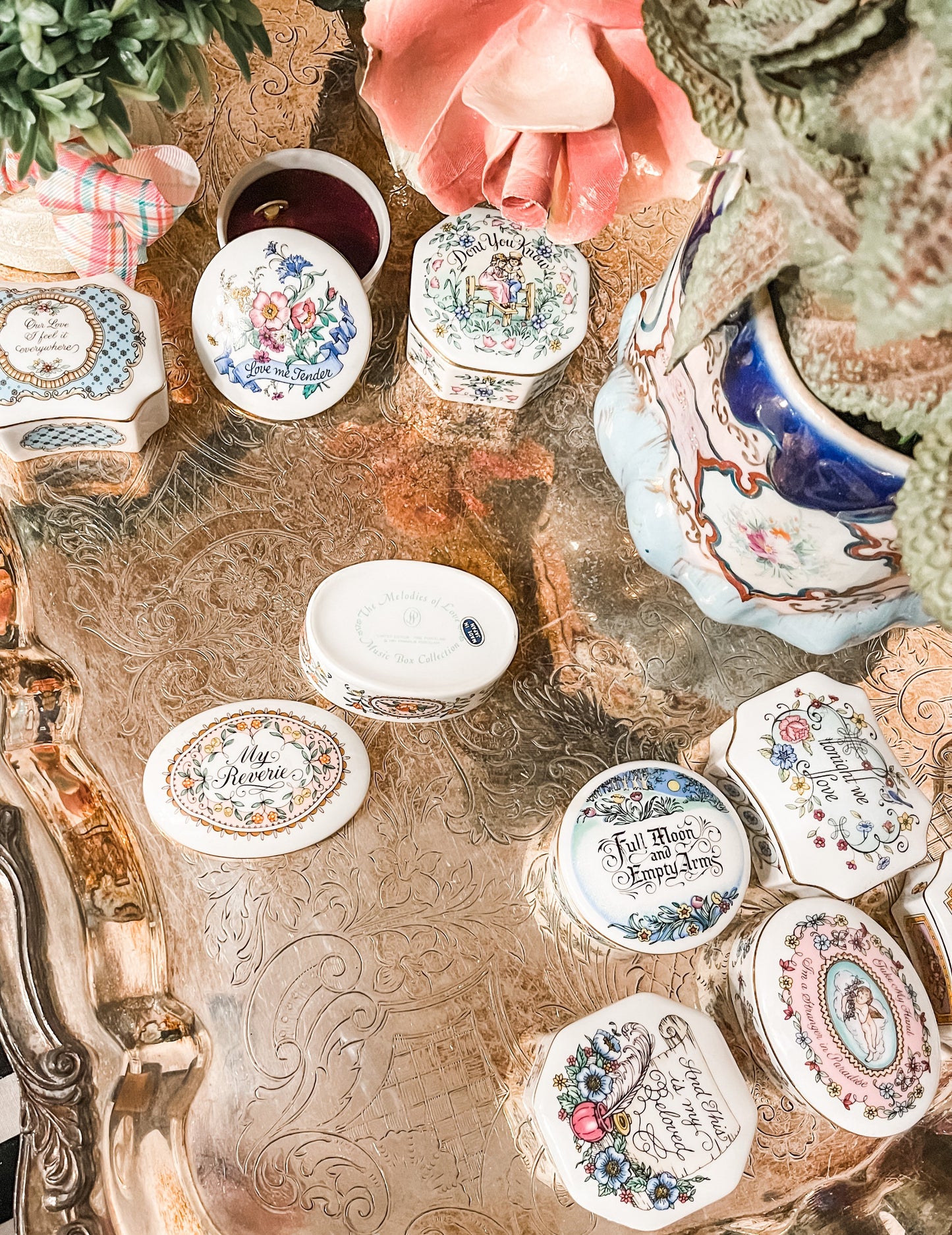 My Reverie Music Box, Vintage Melodies of Love Music Box Collection, Made in Japan