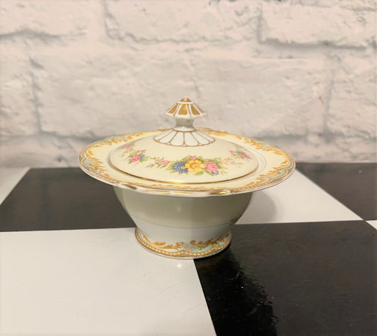 Noritake Lidded Dish - Milroy Pattern
