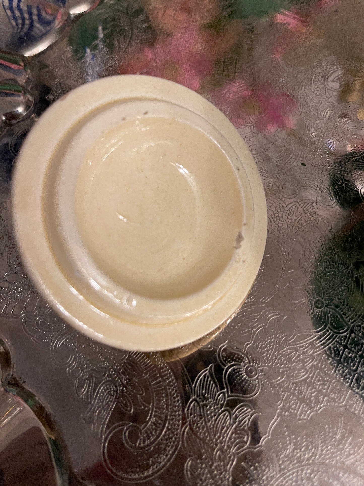 Antique Etruscan Majolica Cauliflower Sugar Bowl with Lid, Antique Majolica
