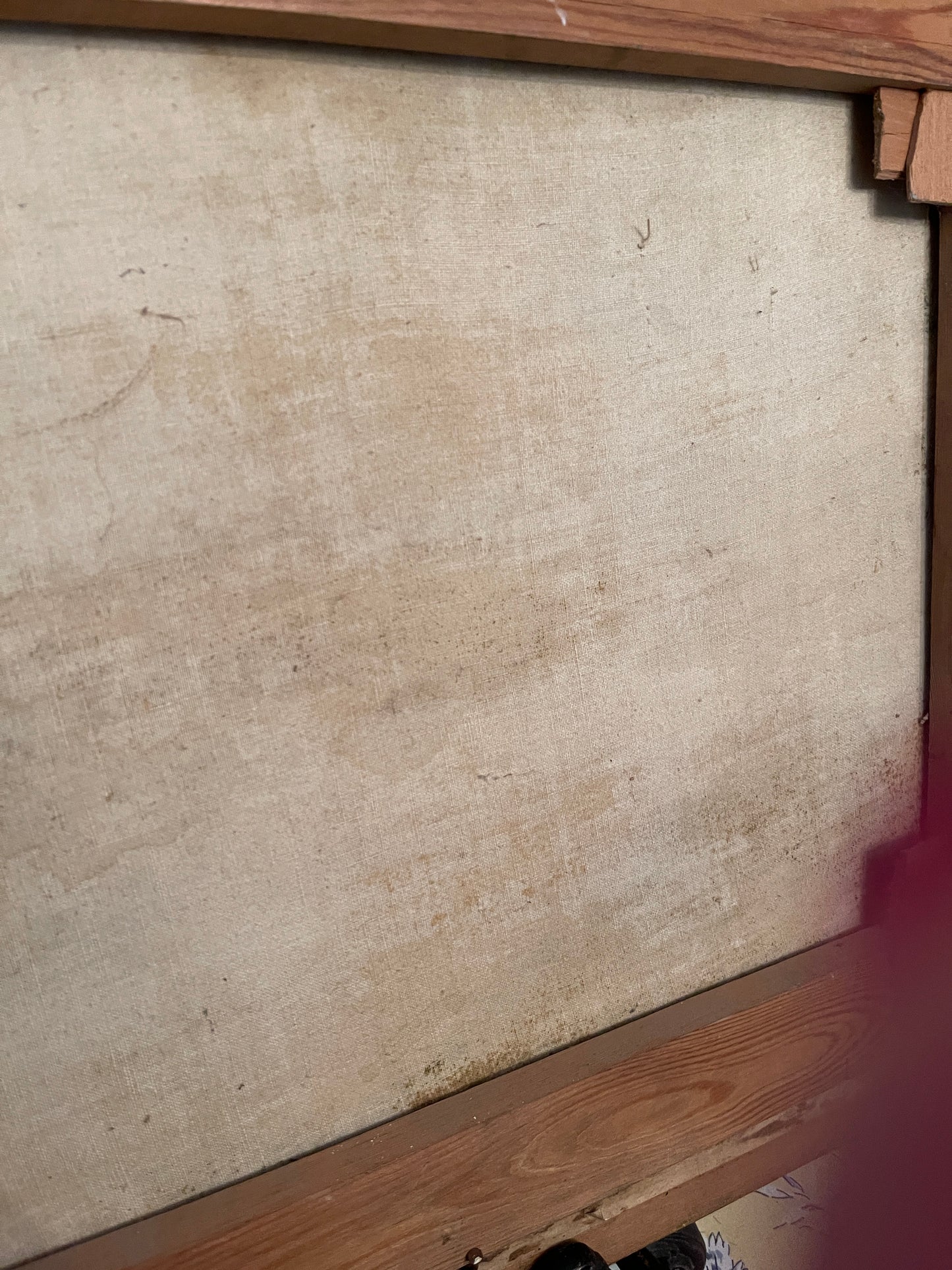 Original Antique Painting of the Rhine River in the Swiss Alps #2, Signed, Framed