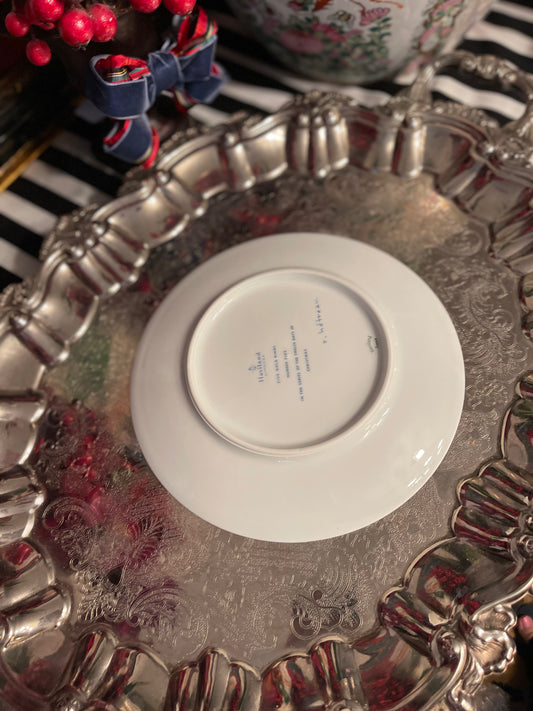 Five Gold Rings Haviland Limoges Twelve Days of Christmas Plate