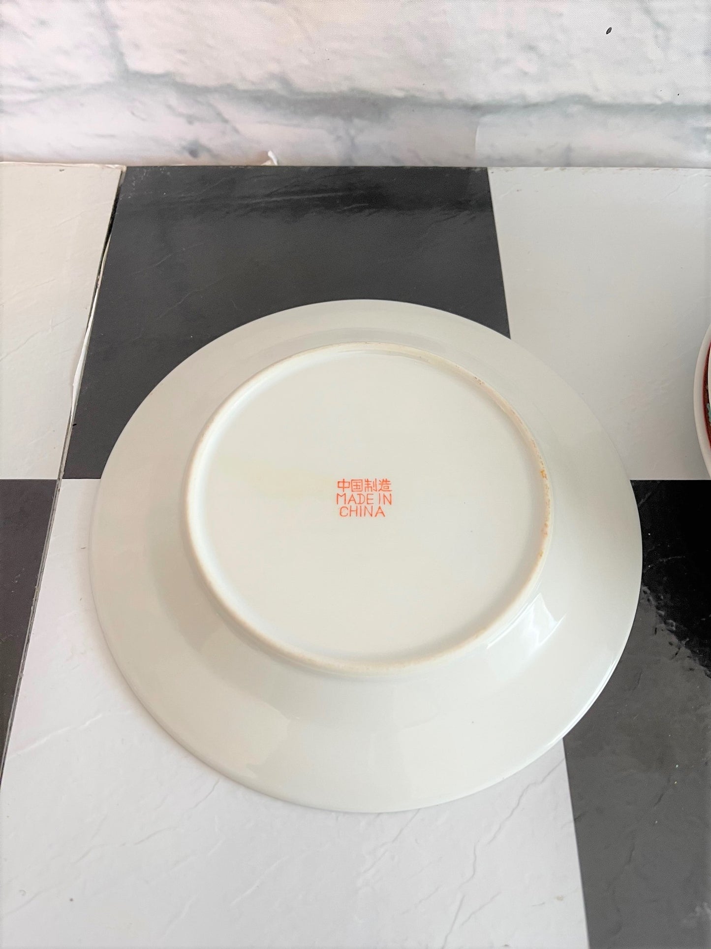 Set of 6 Vintage Chinoiserie Plates
