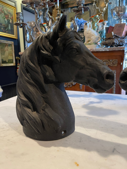 Cast Iron Horse Head – Right Facing | Round Top Find
