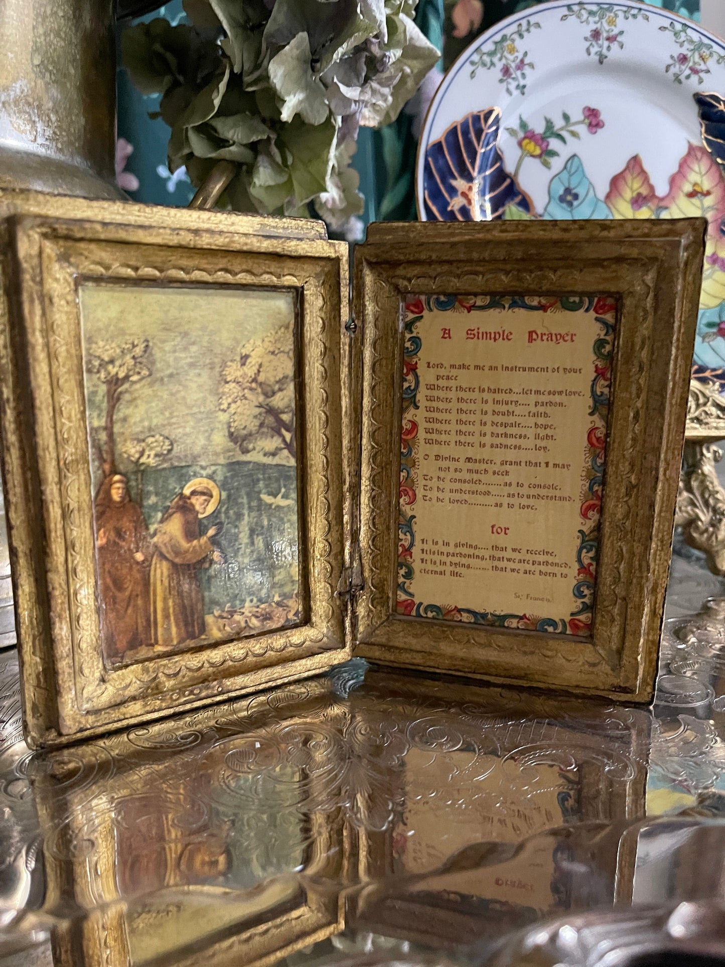 Florentine Prayer Book With St Francis and the Simple Prayer