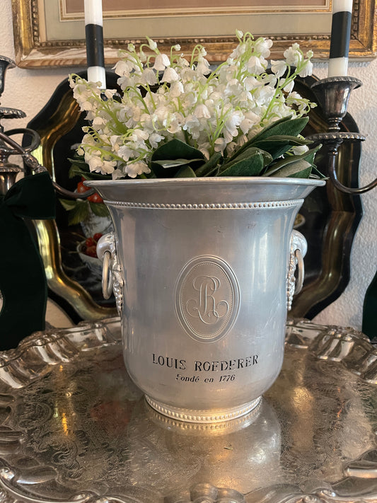 French Louis Roederer Champagne Cooler, Maison Founded 1776 · Classic French Barware