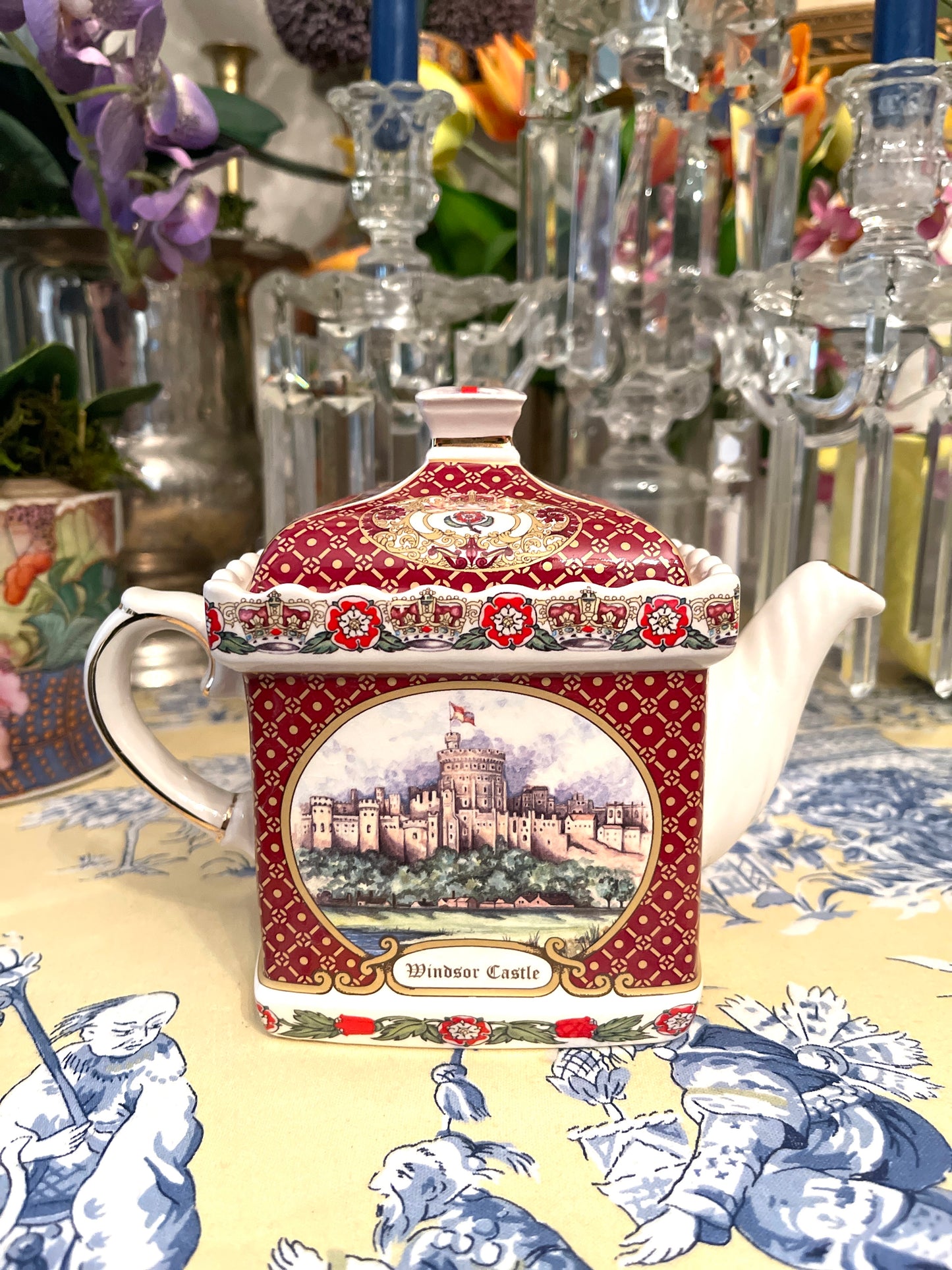Vintage Windsor Castle Teapot by James Sadler, Made in England, Best of the British Series