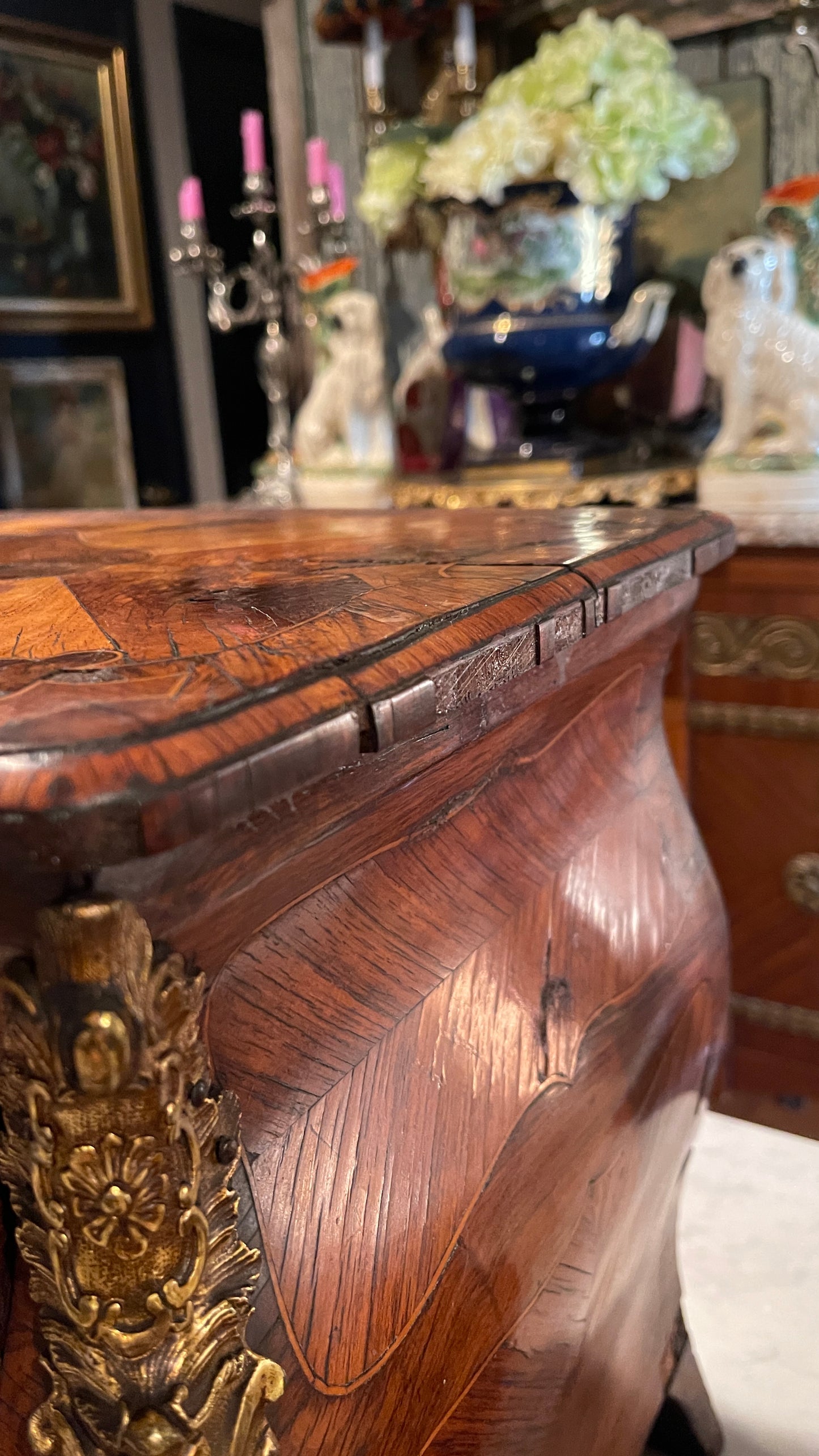 19th-Century French Miniature Commode | Coffre à Bijoux with Ormolu Mounts, Four Drawers