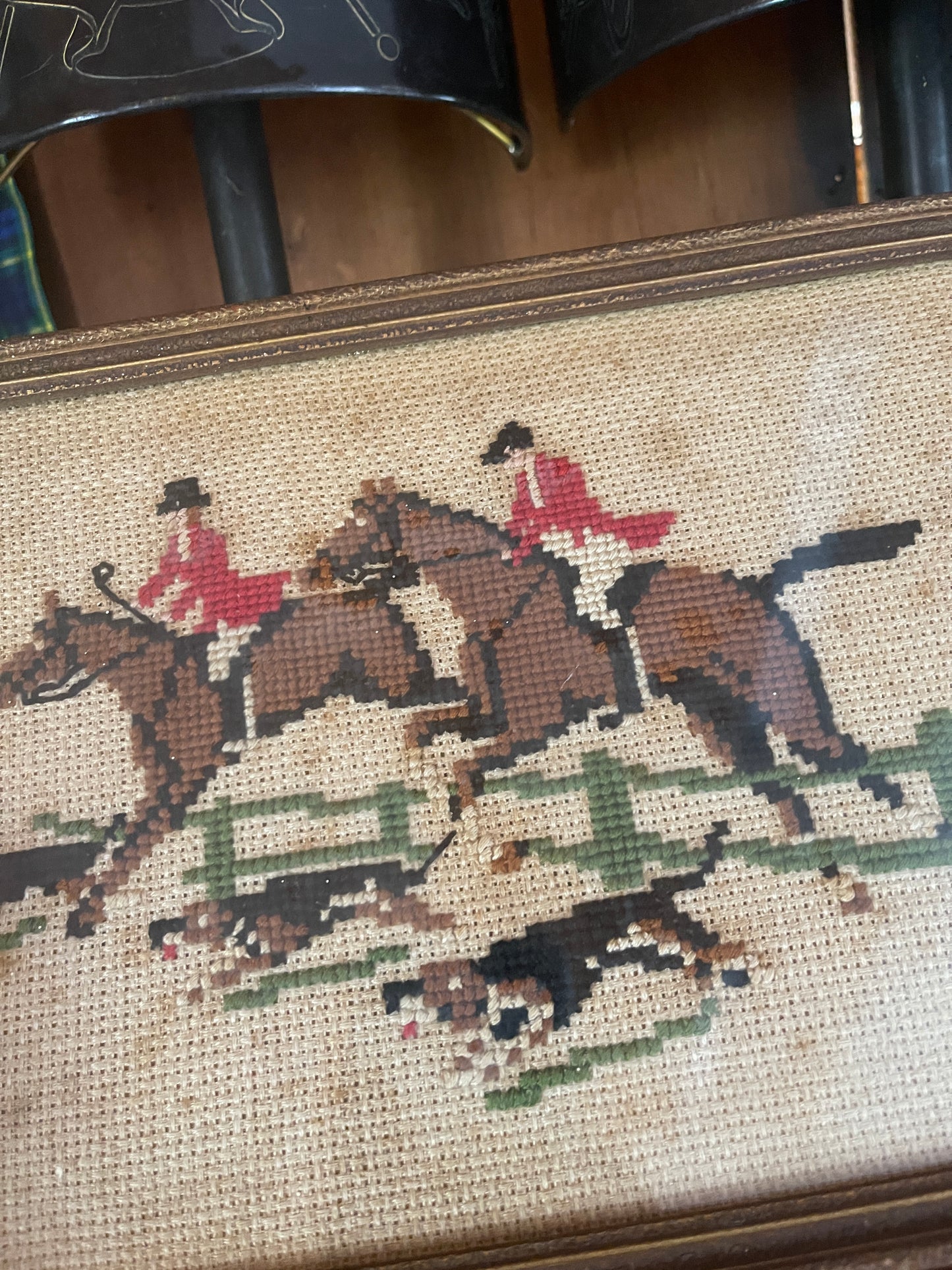 English Hunt Needlepoint