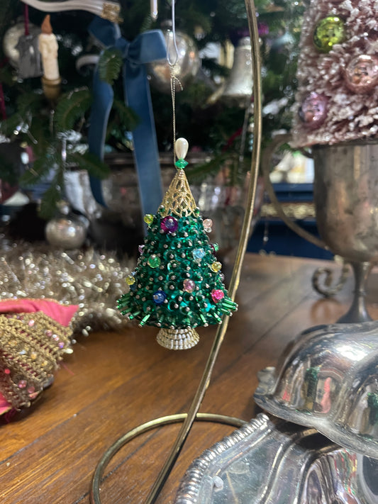 Christmas Tree Vintage Push Pin Ornament *THREE AVAILABLE*