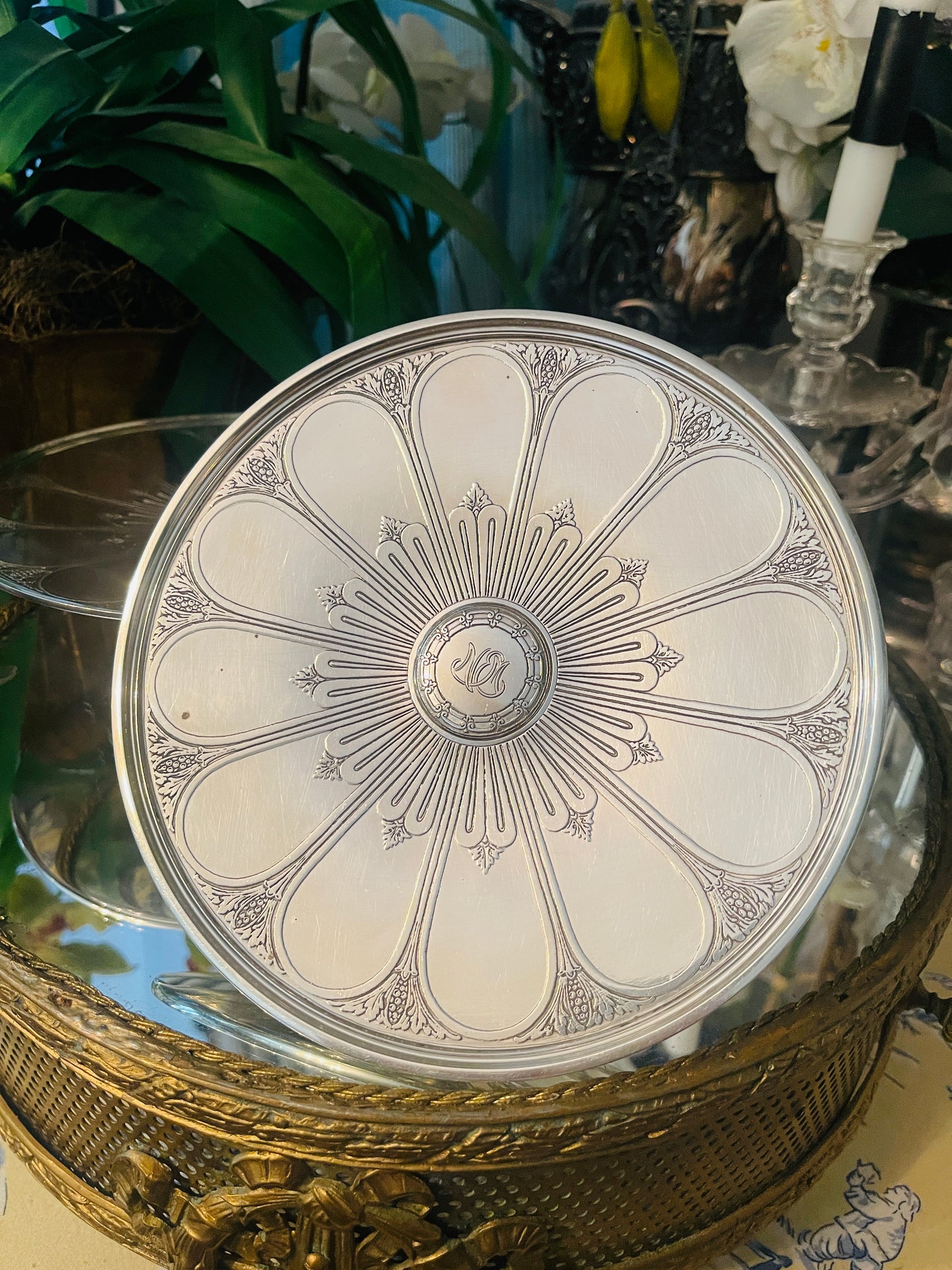 PAIR of Antique Tiffany & Co. Sterling Silver Tazzas, Estate Decor