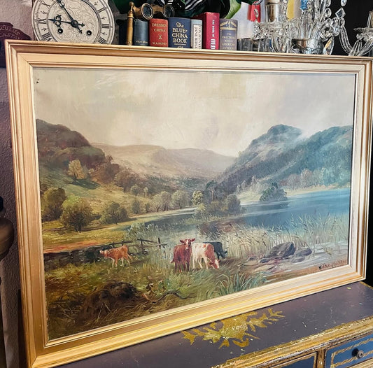 Whispers of the English Countryside | 19th-Century Pastoral Landscape by Wilton Morley
