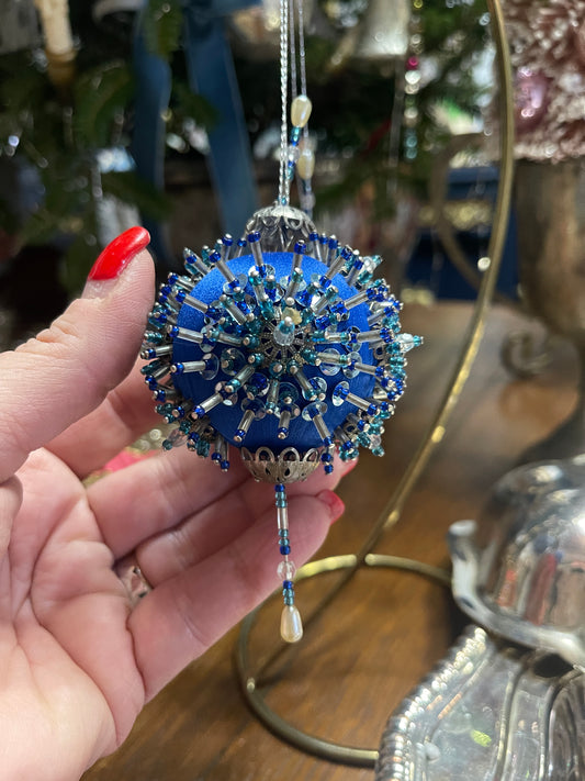Blue Push Pin Christmas Ornament * 2 AVAILABLE*
