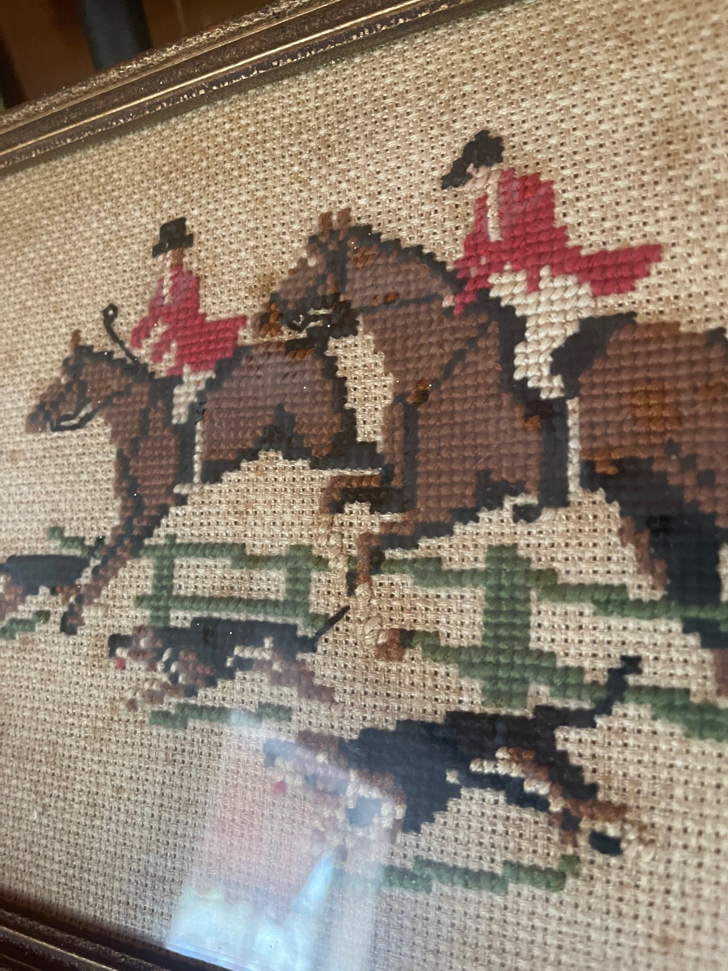 English Hunt Needlepoint