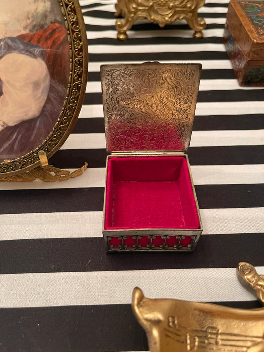 Vintage Victorian Filigree Box