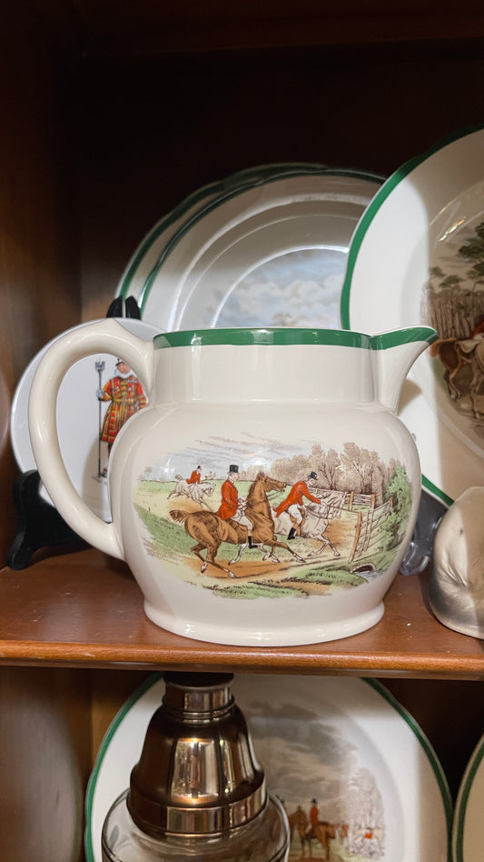 Vintage Spode Hunting Scene “Off to Draw” Small Jug