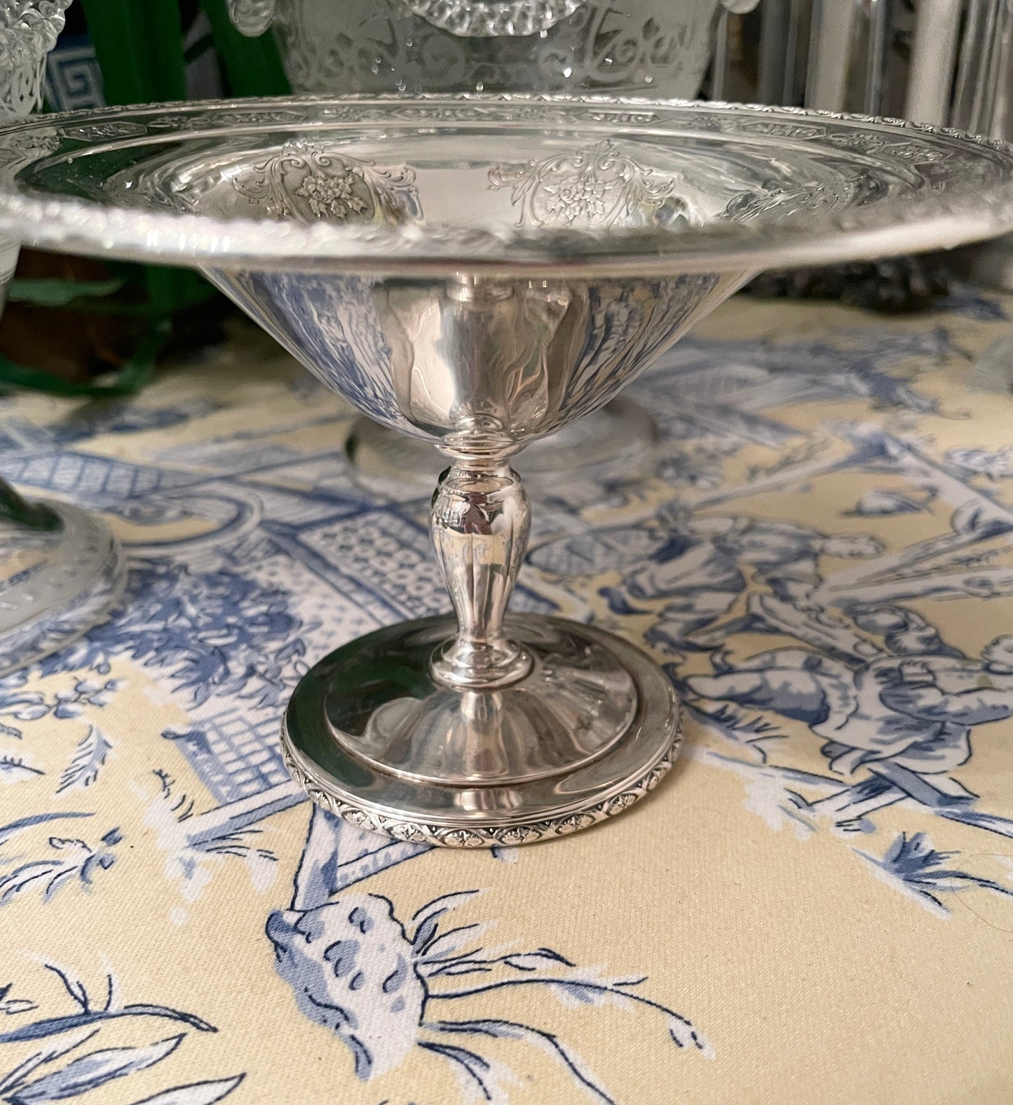 Towle Sterling Silver Compote, Louis XIV, Antique