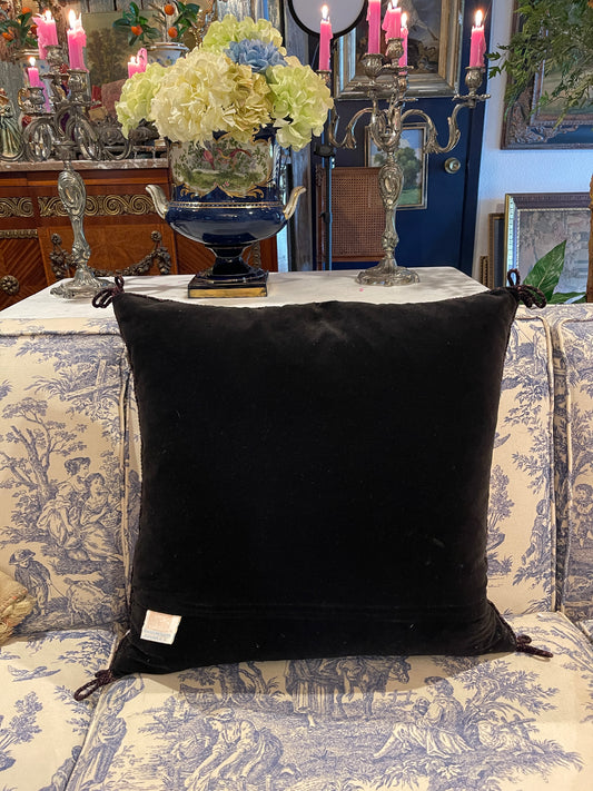 Vintage Needlepoint Pillow