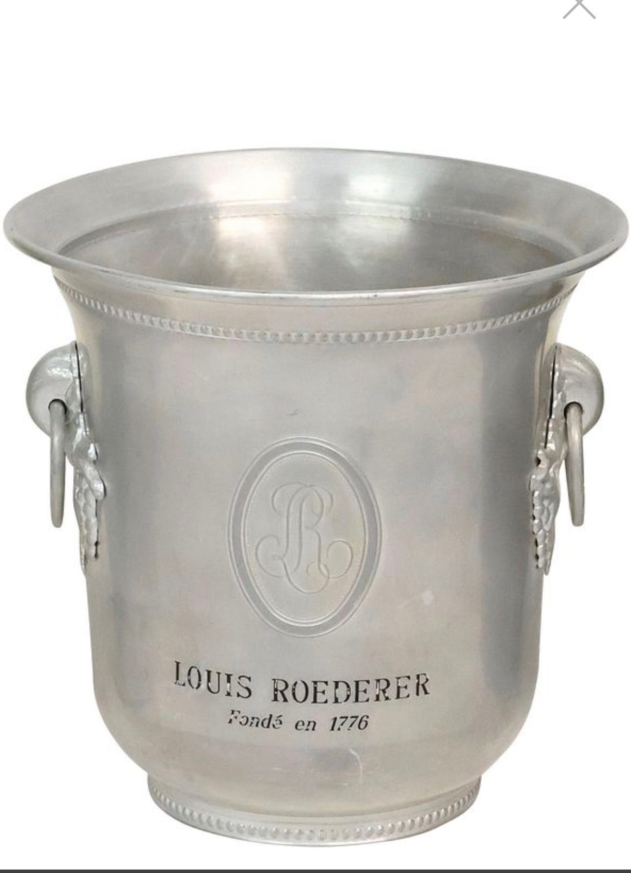 French Louis Roederer Champagne Cooler, Maison Founded 1776 · Classic French Barware