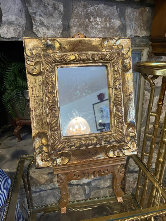 Vintage Italian Gilded Wood Mirror