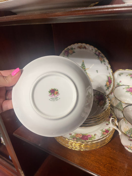 Vintage Royal Albert Old Country Rose Salad Plates- Set of Two