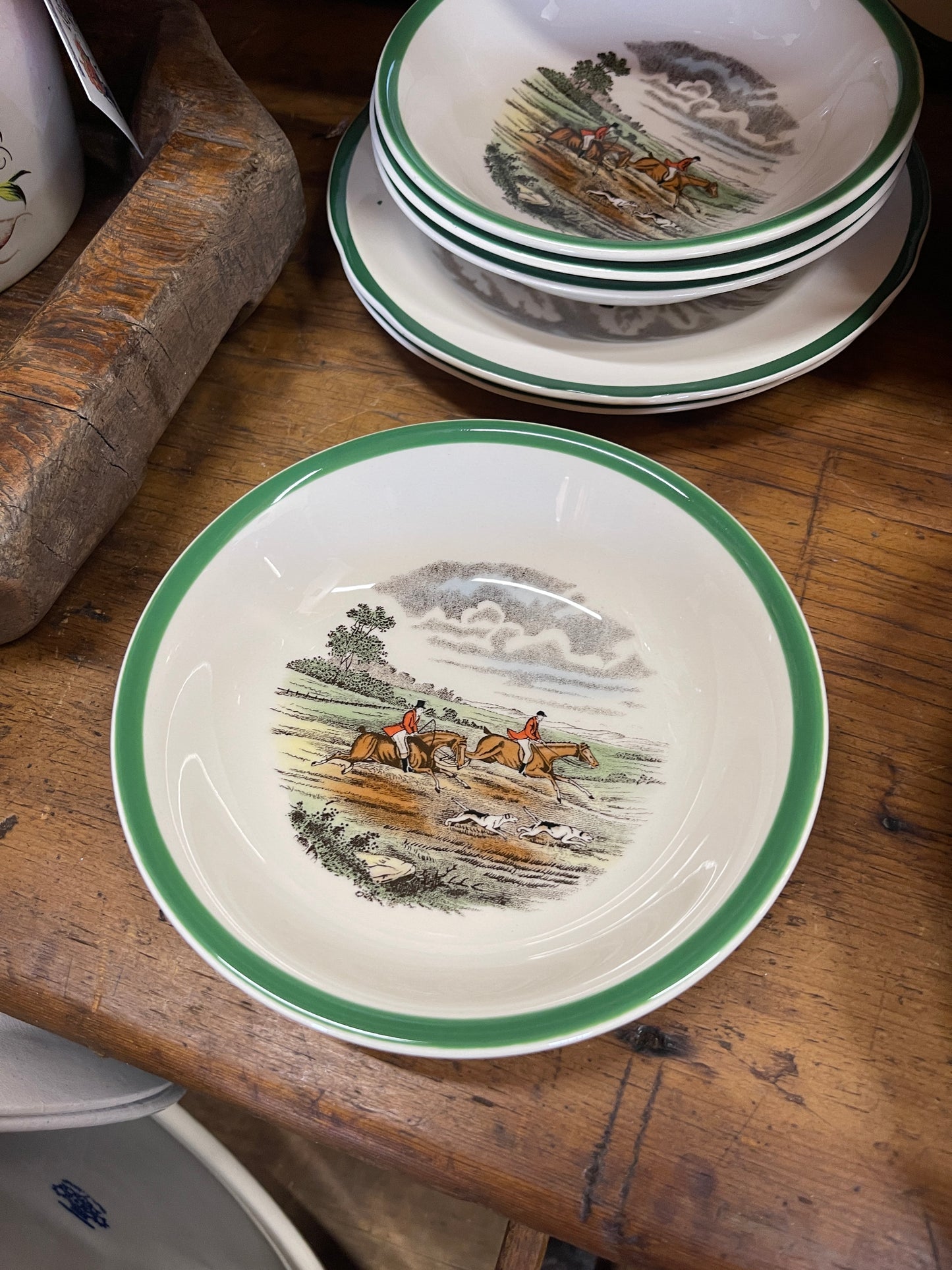 Spode The Hunt ‘Gone Away’ Herring Hunt Coupe Cereal Bowl