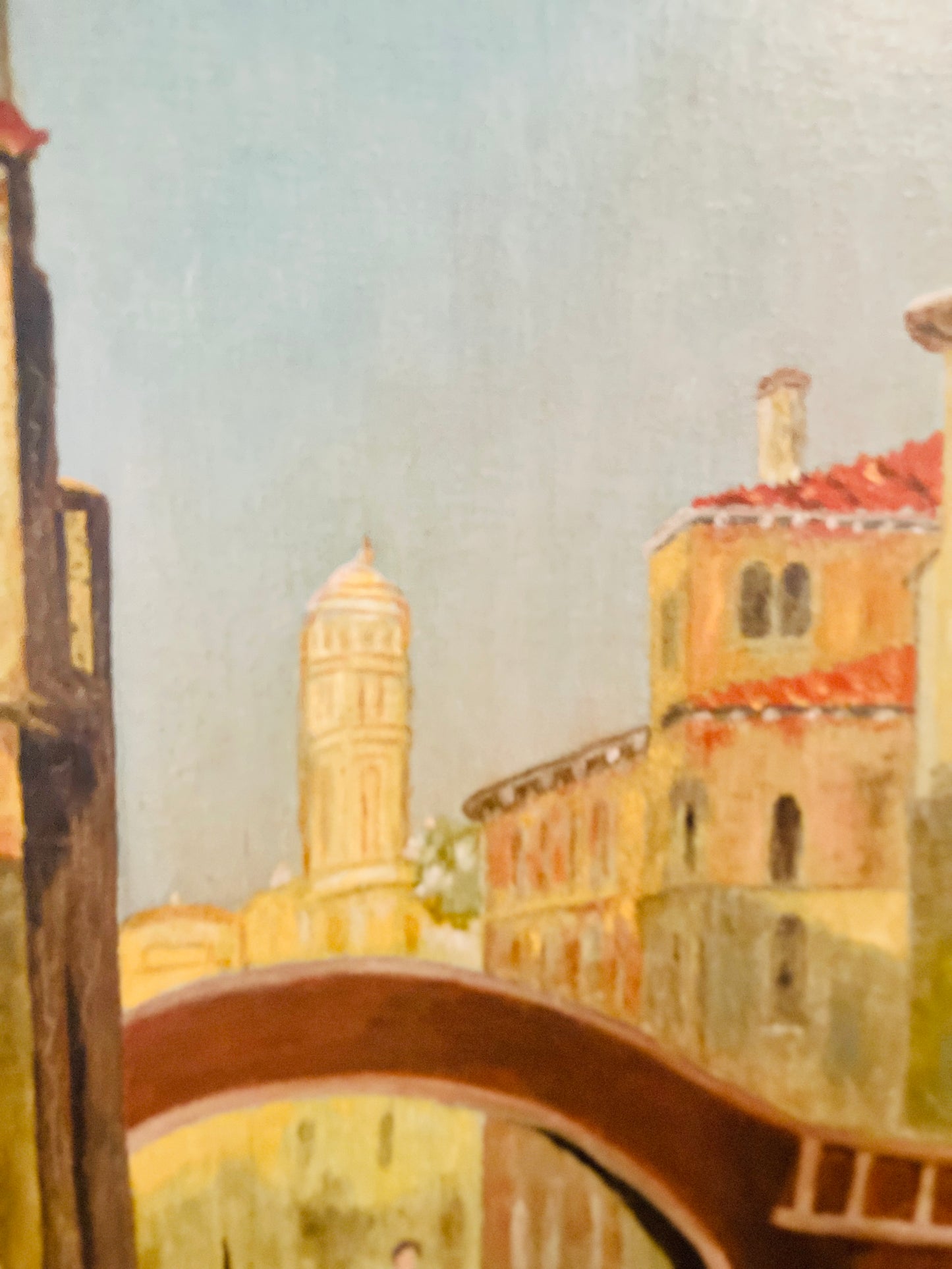 Gondola on the Grand Canal Painting, Venice Painting